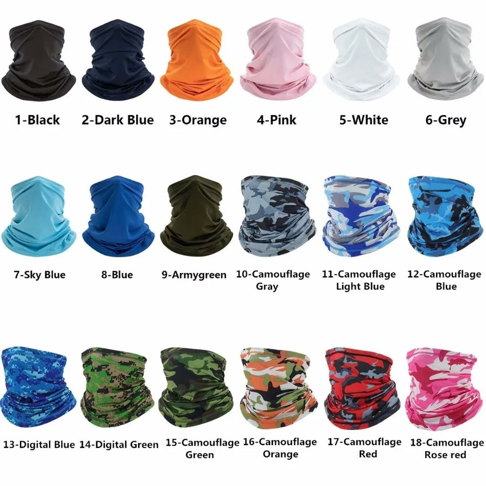 Multi-purpose Turban Riding Scarf Cycling Bandana Men Women Neck Cover