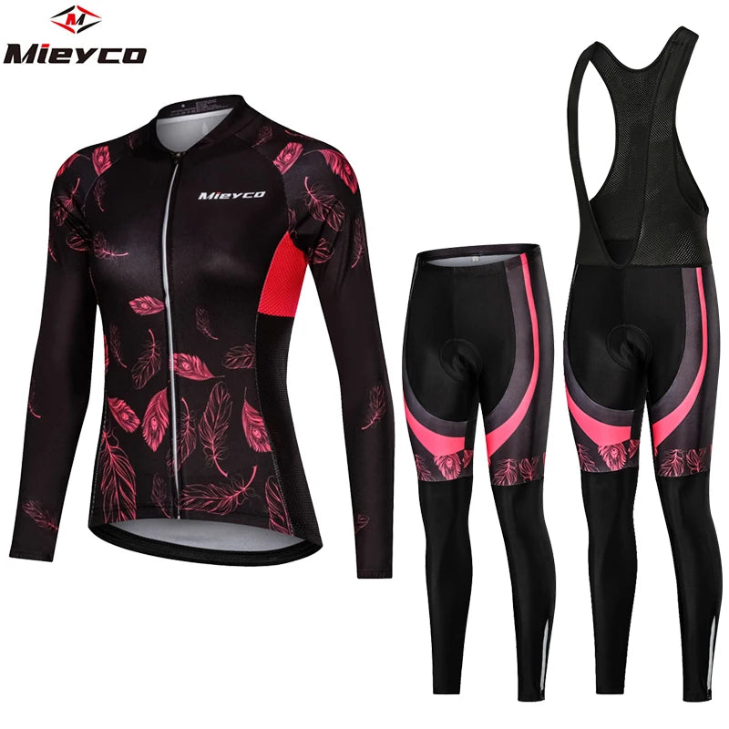 Jersey Cycling Suit Bicycles for Women Completo Women'S Clothing Go Pro Sepeda Mtb Conjunto Ciclismo Roadbike Bib Vtt Gel Pants