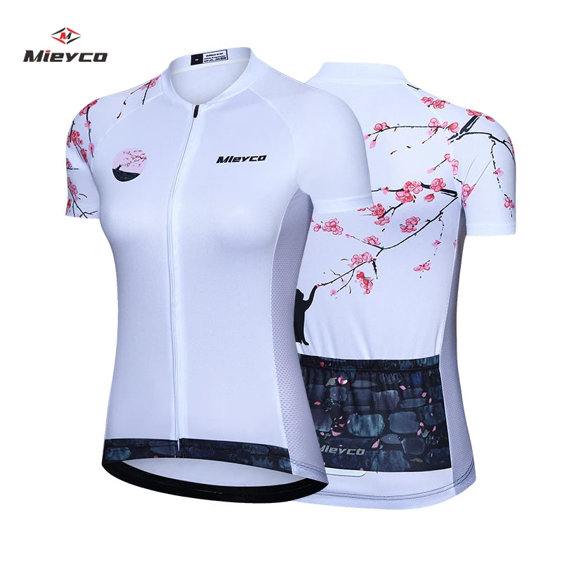 2025 Mieyco Women Short Sleeve Cycling Jerseys Motocross Bike Clothing Shirts MTB Quick Dry Bicycle Wear Ropa Ciclismo Hombre