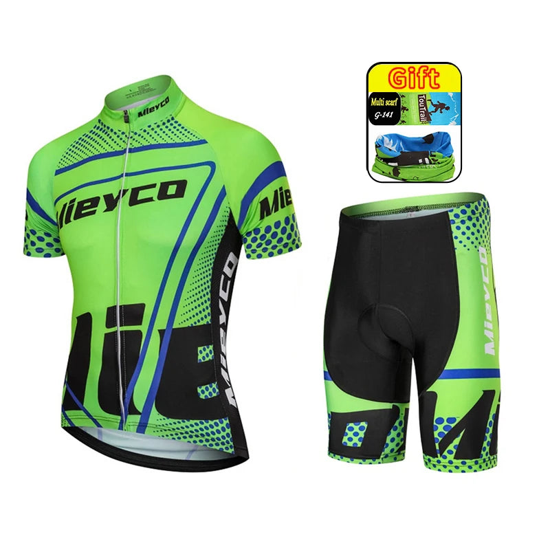 Cycling Jersey Man MTB Race Cycling Clothing Set Mountain Bike Maillot Summer Ropa Ciclismo Cycling Clothes Bicycle Wear