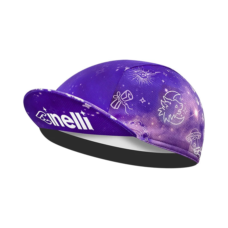 Polyester Quick Dry Cycling Men'S Caps Road Bike Sports Universal Size Summer Cool Cartoon Print