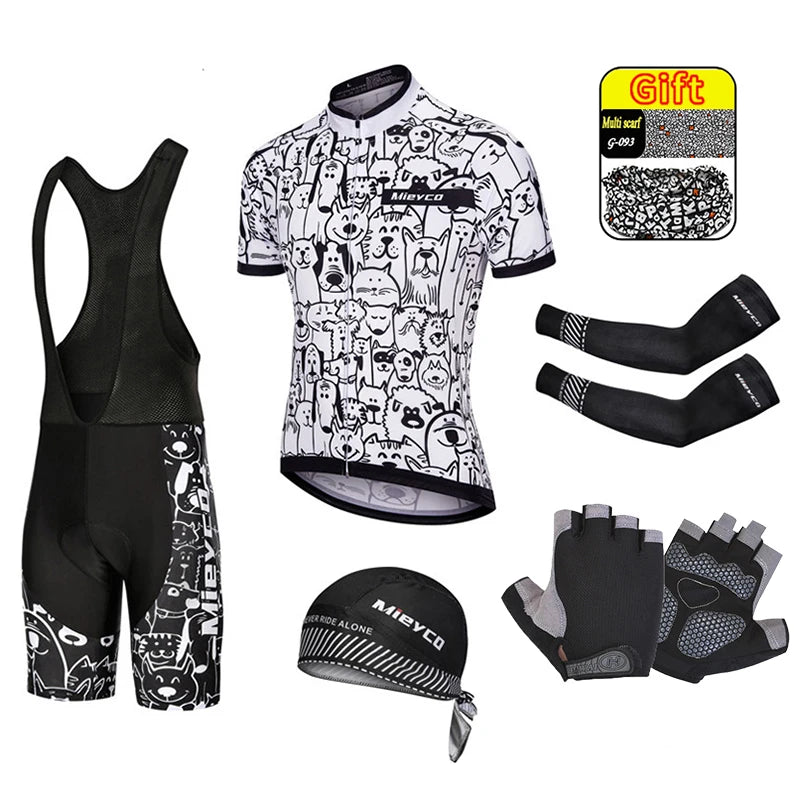 Cycling Jersey Man MTB Race Cycling Clothing Set Mountain Bike Maillot Summer Ropa Ciclismo Cycling Clothes Bicycle Wear