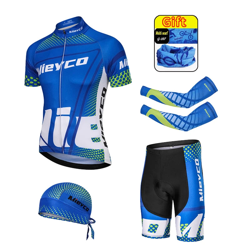 Cycling Jersey Man MTB Race Cycling Clothing Set Mountain Bike Maillot Summer Ropa Ciclismo Cycling Clothes Bicycle Wear