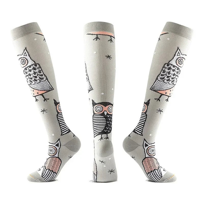European and American Sports Compression Socks for Men and Women Outdoor Cycling Climbing Fitness Football Socks Mens Socks