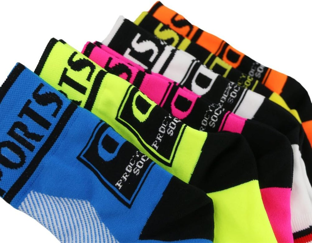 Mens Womens Sports Socks Athletic Socks for Running Cycling Basketball Hiking Crew