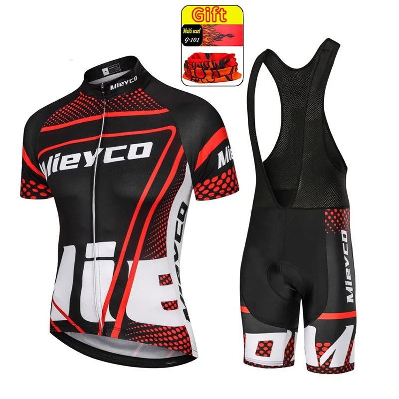 Cycling Jersey Man MTB Race Cycling Clothing Set Mountain Bike Maillot Summer Ropa Ciclismo Cycling Clothes Bicycle Wear