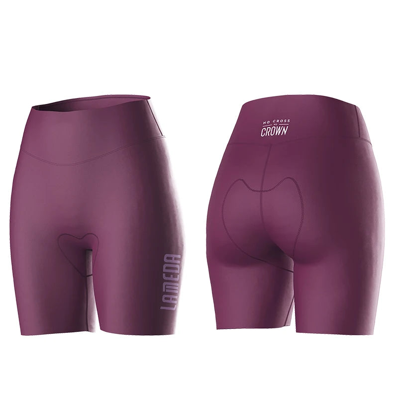 Pro Summer Cycling Shorts Women'S Cycling Bib Shorts 3D Sponge Padded Shockshock Absorbing Road Bike Pants Cycling Pants