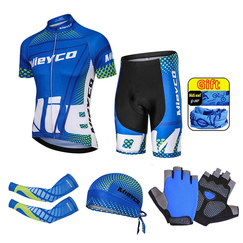 Cycling Jersey Man MTB Race Cycling Clothing Set Mountain Bike Maillot Summer Ropa Ciclismo Cycling Clothes Bicycle Wear