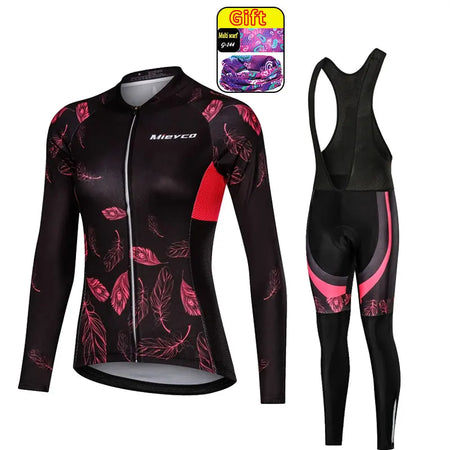 Jersey Cycling Suit Bicycles for Women Completo Women'S Clothing Go Pro Sepeda Mtb Conjunto Ciclismo Roadbike Bib Vtt Gel Pants