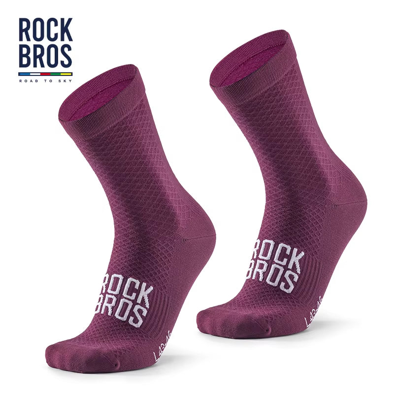 Cycling Socks Soothing Sport Socks Shock Absorbing Bike Socks Breathable Fabric High Elastic Outdoor Socks a Pair