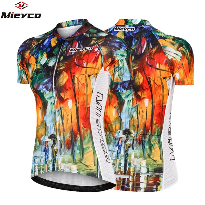 Summer Road Bike Cycling Jersey, Female Bicycle Clothing for Bikes, Mountain Bicycles Shirt, Short Sleeve Cycling Jersey