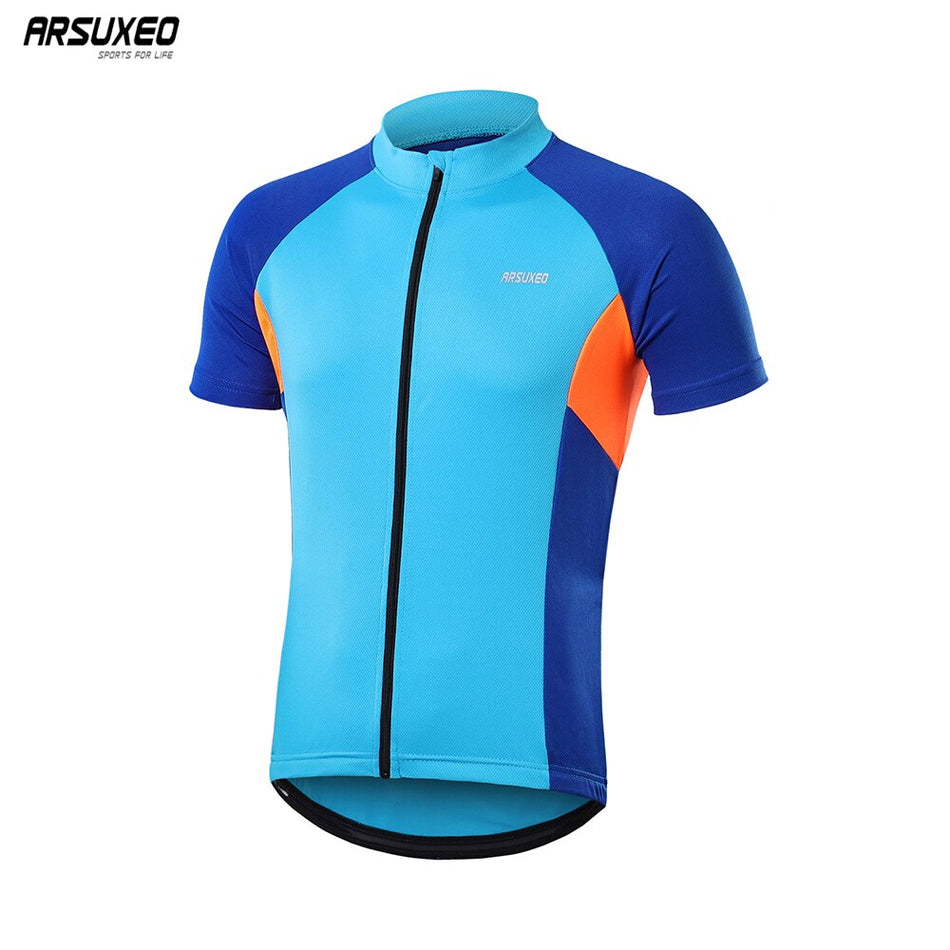 Men Short Sleeves Cycling Jersey 2020 Quick Dry MTB  Mountain Bicycle