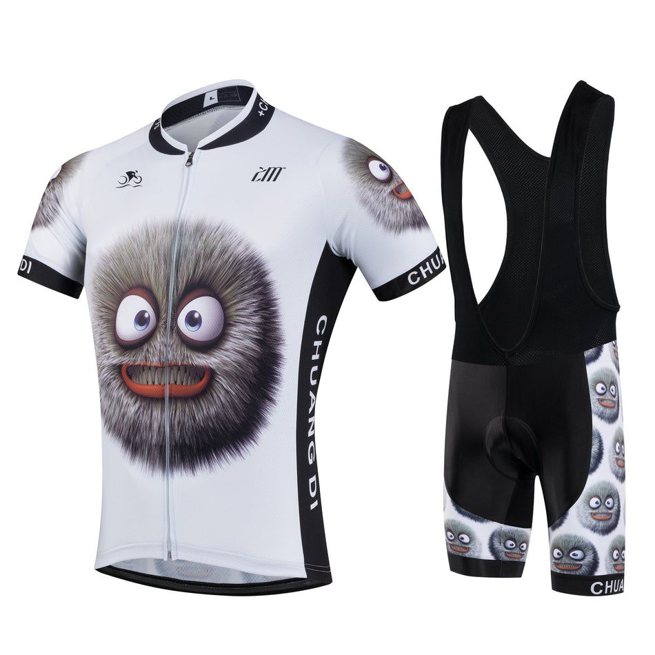 Man Funny cartoon sports Cycling Jersey Bike Short Sleeve Sportswear