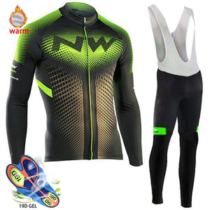 Pro Team Winter Thermal Fleece Cycling Clothes