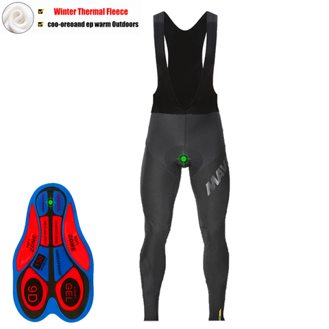 Image of Winter Fleece Thermal Men Cycling Long Pants