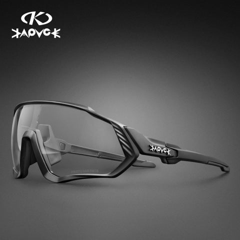 Image of Kapvoe Photochromic Cycling Sunglasses Men Women Sport Road Mtb Mountain Bike Bicycle Glasses Cycling Glasses Eyewear Goggle