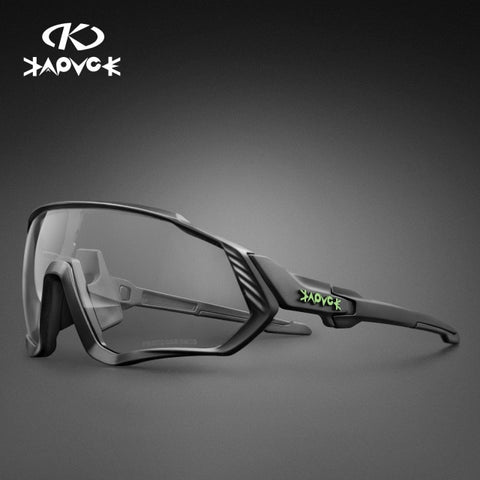 Image of Kapvoe Photochromic Cycling Sunglasses Men Women Sport Road Mtb Mountain Bike Bicycle Glasses Cycling Glasses Eyewear Goggle