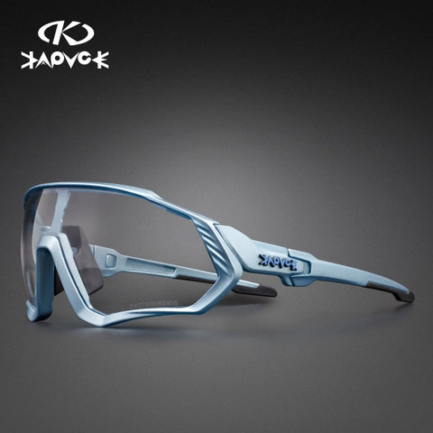Image of Kapvoe Photochromic Cycling Sunglasses Men Women Sport Road Mtb Mountain Bike Bicycle Glasses Cycling Glasses Eyewear Goggle