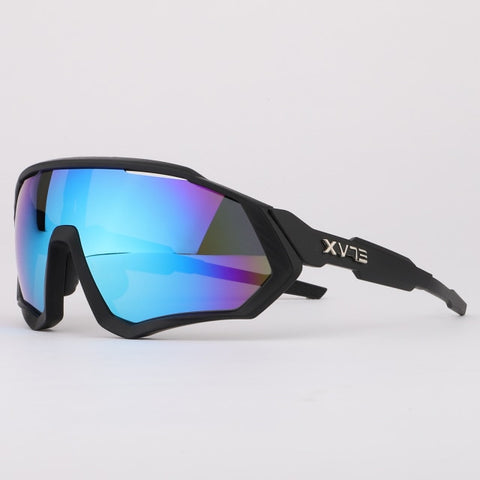 Image of Colored Cycling Sunglasses - Bicycle Goggles - Outdoor Sports Glasses Men Women Riding Lenses Cycling Glasses Bike Mtb Windproof