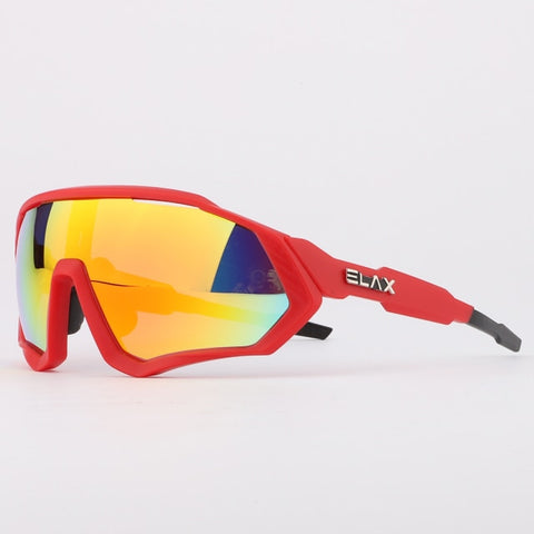 Image of Colored Cycling Sunglasses - Bicycle Goggles - Outdoor Sports Glasses Men Women Riding Lenses Cycling Glasses Bike Mtb Windproof