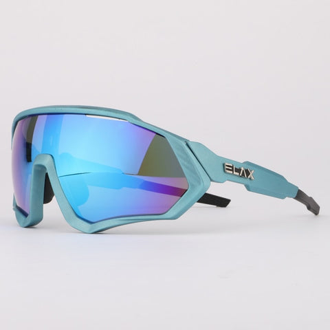 Image of Colored Cycling Sunglasses - Bicycle Goggles - Outdoor Sports Glasses Men Women Riding Lenses Cycling Glasses Bike Mtb Windproof
