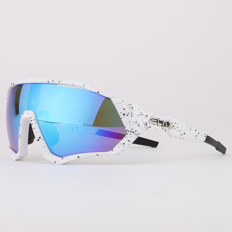Image of Colored Cycling Sunglasses - Bicycle Goggles - Outdoor Sports Glasses Men Women Riding Lenses Cycling Glasses Bike Mtb Windproof
