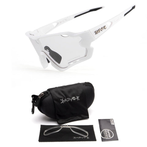 Image of Men/Women Photochromic 1 Lens Cycling Sunglasses outdoor Sport Bike Cycling Eyewear Cycling Glasses Bicycle Hiking Fishing MTB