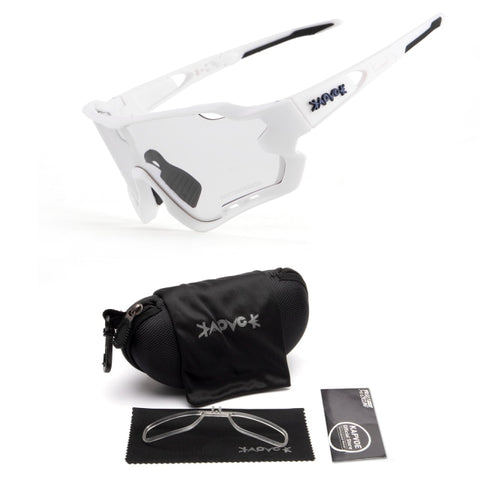 Image of Men/Women Photochromic 1 Lens Cycling Sunglasses outdoor Sport Bike Cycling Eyewear Cycling Glasses Bicycle Hiking Fishing MTB