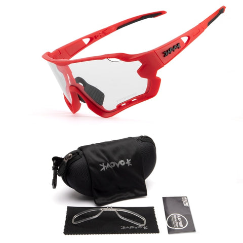 Image of Men/Women Photochromic 1 Lens Cycling Sunglasses outdoor Sport Bike Cycling Eyewear Cycling Glasses Bicycle Hiking Fishing MTB