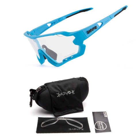 Image of Men/Women Photochromic 1 Lens Cycling Sunglasses outdoor Sport Bike Cycling Eyewear Cycling Glasses Bicycle Hiking Fishing MTB