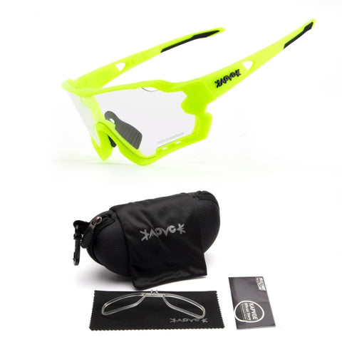 Image of Men/Women Photochromic 1 Lens Cycling Sunglasses outdoor Sport Bike Cycling Eyewear Cycling Glasses Bicycle Hiking Fishing MTB
