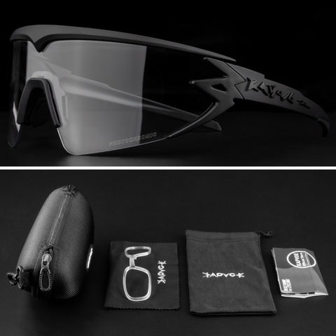 Image of Kapvoe Outdoor Women Photochromic Cycling Glasses Sport Cycling Glasses Mountain Bike Cycling Sunglasses Glasses Gafas Ciclismo