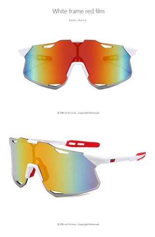 Image of Men's Ultra Light Frameless Cycling Goggles - Windproof Protection MTB Biking, Running Sunglasses