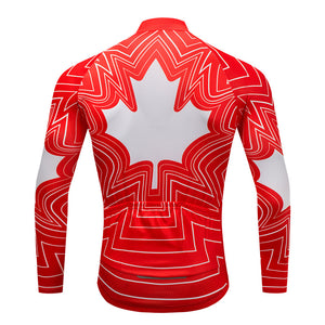 Canada Long Sleeve Cycling Jersey