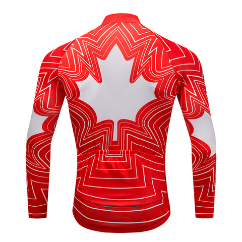 Image of Canada Long Sleeve Cycling Jersey