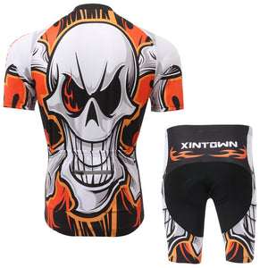 Flame Skull Cycling Jersey