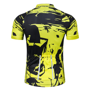 Yellow & Black Cycling Jersey