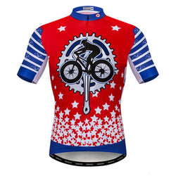 White Stars Cycling Jersey
