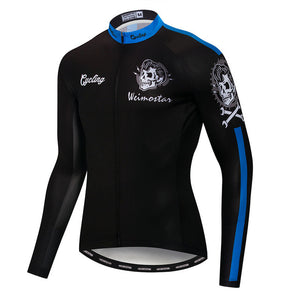 Black Long Sleeve Cycling Jersey