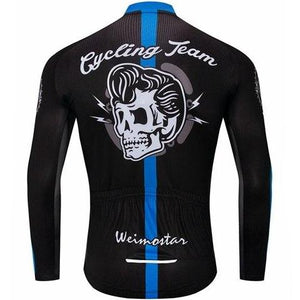 Black Long Sleeve Cycling Jersey