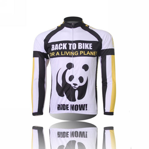 Image of Panda Long Sleeve Cycling  Jersey