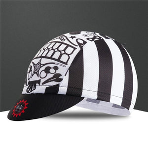 White Skull Cycling Cap