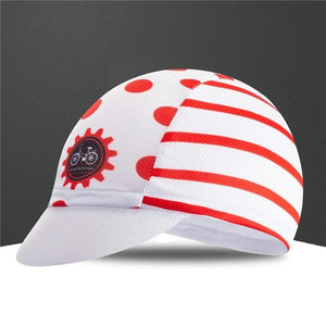 Red Dots Cycling Cap