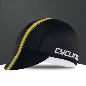 Black Cycling Cap