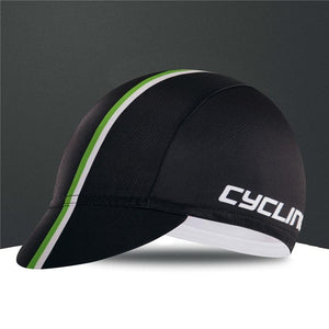 Black Cycling Cap