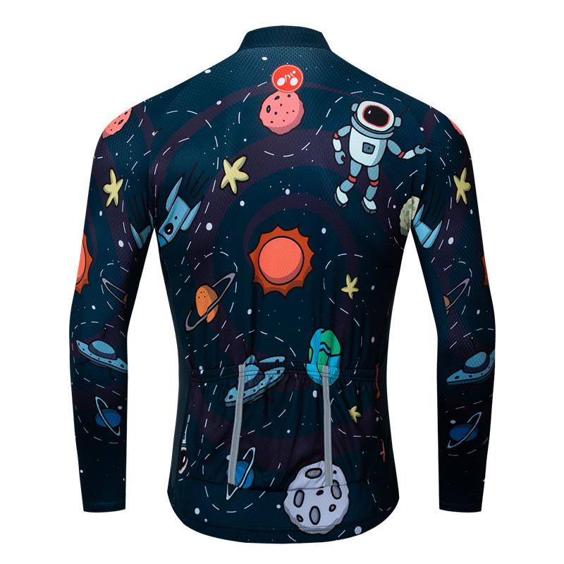 Space  Long Sleeve Cycling  Jersey