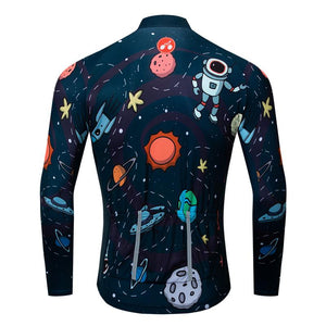 Space  Long Sleeve Cycling  Jersey