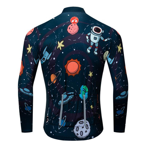 Image of Space  Long Sleeve Cycling  Jersey