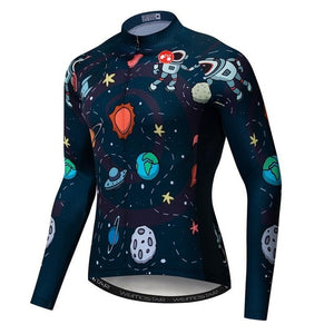 Space  Long Sleeve Cycling  Jersey